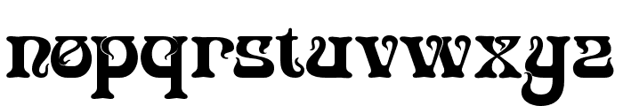 Maloney west Font LOWERCASE
