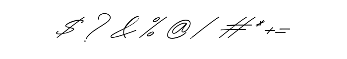 Malternal Signature Font OTHER CHARS