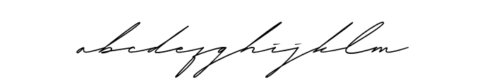 Malternal Signature Font LOWERCASE