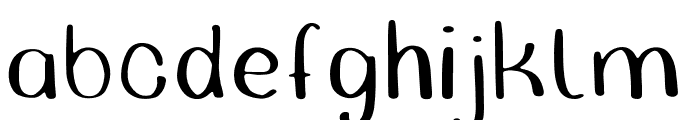 Malvina Regular Font LOWERCASE