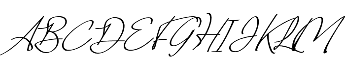 Malvinas Signature Font UPPERCASE