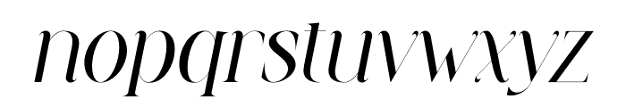 Malvinda Bughton Italic Font LOWERCASE