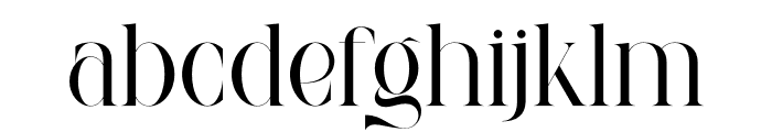 Malvinda Bughton Font LOWERCASE