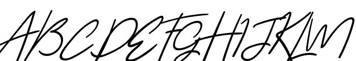 Malynda-Signature Font UPPERCASE