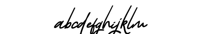 Malynda-Signature Font LOWERCASE