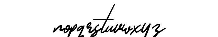 Malynda-Signature Font LOWERCASE