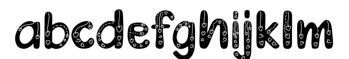 Mam Heart valentine 1 - 1 Font LOWERCASE