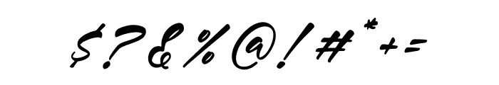 Mamilytoo Italic Font OTHER CHARS