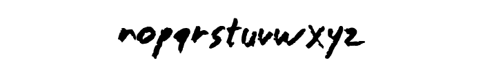 Mamonster Font LOWERCASE