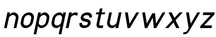 Manado SemiBold Italic Font LOWERCASE