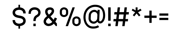 Manado SemiBold Font OTHER CHARS