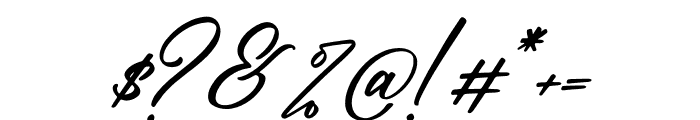 Manchester Signature Italic Font OTHER CHARS