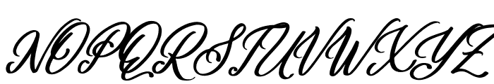 Manchester Signature Italic Font UPPERCASE