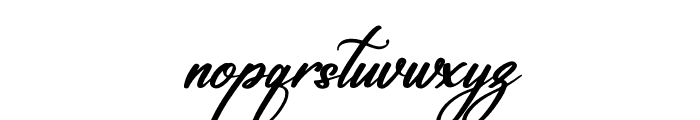 Manchester Signature Italic Font LOWERCASE