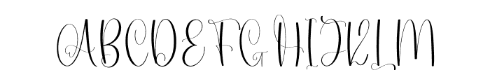 Mandalika Signature Font UPPERCASE