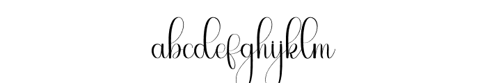 Mandalika Signature Font LOWERCASE