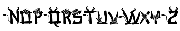 Mandarin Mantis Bull Font UPPERCASE