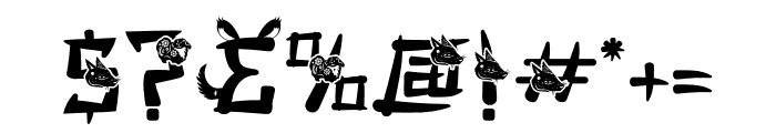 Mandarin Mantis Dog Font OTHER CHARS