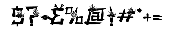 Mandarin Mantis Dragon Font OTHER CHARS