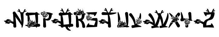 Mandarin Mantis Dragon Font UPPERCASE