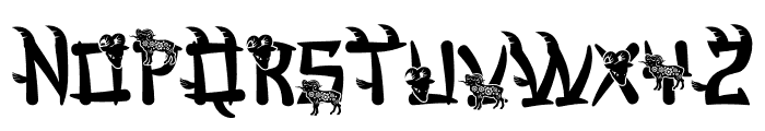 Mandarin Mantis Goat Font UPPERCASE