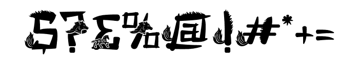 Mandarin Mantis Horse Font OTHER CHARS