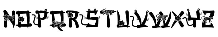 Mandarin Mantis Lion Font UPPERCASE