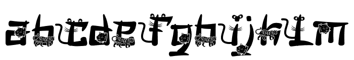 Mandarin Mantis Lion Font LOWERCASE