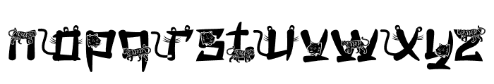 Mandarin Mantis Lion Font LOWERCASE
