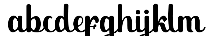 Mandayling Font LOWERCASE