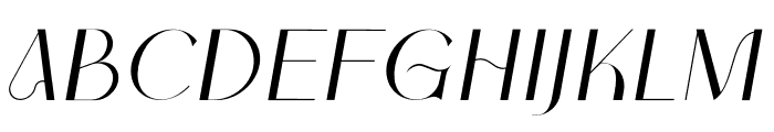 Mandevilla Italic Font LOWERCASE