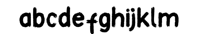 Mandhy-Regular Font LOWERCASE