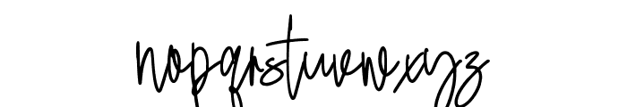 MandinySignature-Regular Font LOWERCASE