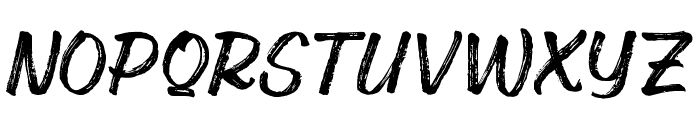 MandorBrush Font UPPERCASE