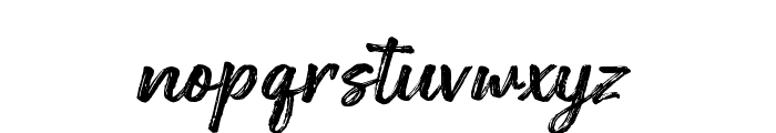MandorBrush Font LOWERCASE