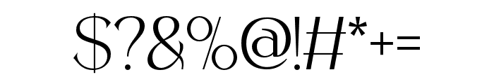 Mandreling Regular Font OTHER CHARS