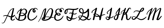Manee Regular Font UPPERCASE