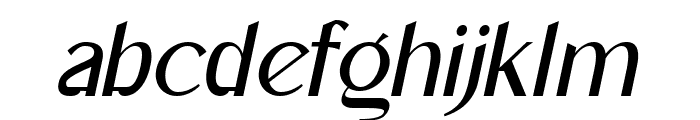 Mangata Extra Light Italic Font LOWERCASE