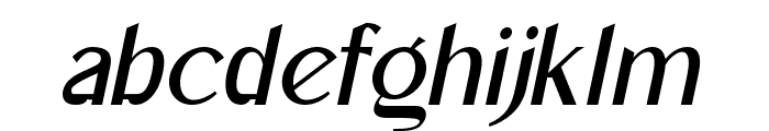 Mangata-LightItalic Font LOWERCASE