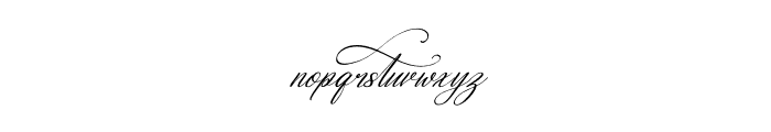 Mangithera Bountifulie Italic Font LOWERCASE