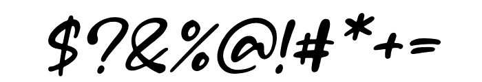 Mango Flower Italic Font OTHER CHARS