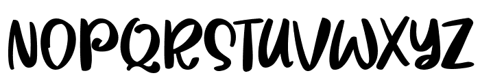 Mango Quirky Font UPPERCASE
