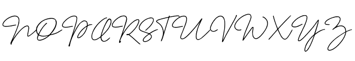 Mango Vintage Signature Font UPPERCASE