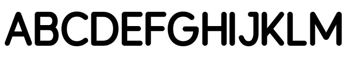 Mangorush Rounded Black Font UPPERCASE