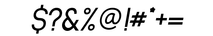 Manipulative Italic Font OTHER CHARS
