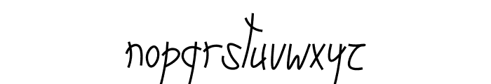 Manjur Font LOWERCASE