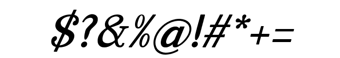 Manohara Bold Italic Pro Font OTHER CHARS