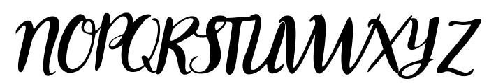 Manstora Luxury Regular Font UPPERCASE