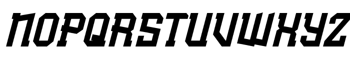 Manstrike-BoldItalic Font LOWERCASE