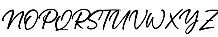 Manta Style Script Font UPPERCASE